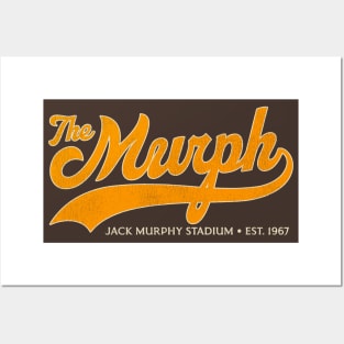 THE MURPH Defunct Jack Murphy Stadium Tribute Font Posters and Art